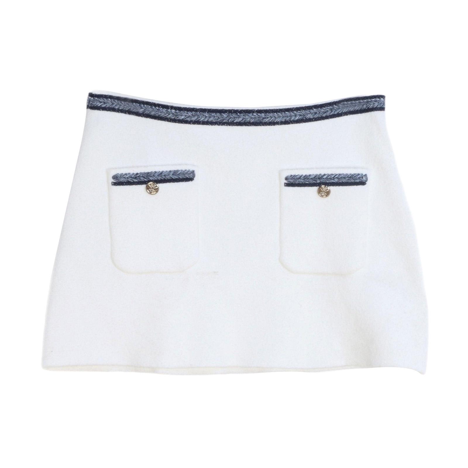 

Женский комплект из французского трикотажа и юбки-полусолнца - Повседневный весенне-осенний стиль L