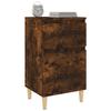 Nightstands 2 Pcs Smoked Oak 40 X 35 X 70 Cm