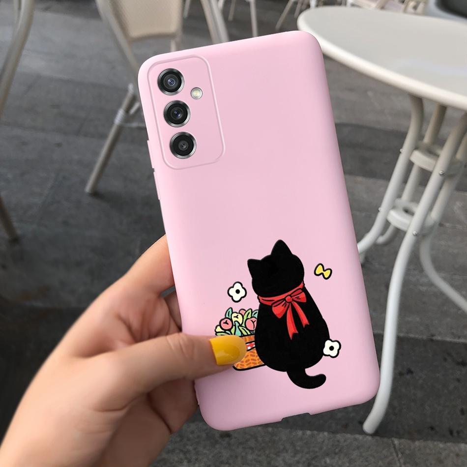 For Samsung Galaxy M52 Case For Samsung Galaxy M52 A52S 5G M 52 A 52S Cover Coque Liquid Silicone Back Case For Samsung M52