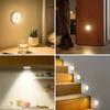 8LED Induction Night Light USB Charging Circular Light with Magnetic Suction Staircase Light Suitable for Wardrobe Corridors