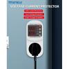 Automatic Voltage Current Protector Socket AC 220V 110V Adjustable 16A Power Surge Protector EU Plug Socket Safe Protect