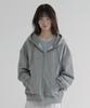 Margarin Fingers Rose Hoodie Zip-Up (Melange)