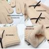 Bow Gloves Women's Winter Versatile Touch Screen Student Outdoor Cycling Warm Five-finger Knitted Wool Hand Socks