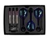 Target Japan Rising Sun G9 Tungsten 2BA Soft Tip Dart Rising Sun G9 Flights and Black Pixel Tips 2BA Sun 95% K-Flex Set, 21.5G K-Flex No.6 (Shape)
