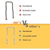 Trailer Spare Tire Mount Bracket U-Bolt Tire Carrier Holder Fit For Side Mount 4 Or 5 Lug