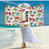 Personalized customized proof beach towel with Untitled Dance pattern - soft, absorbent,quick-drying,perfect swimming,camping&bathing