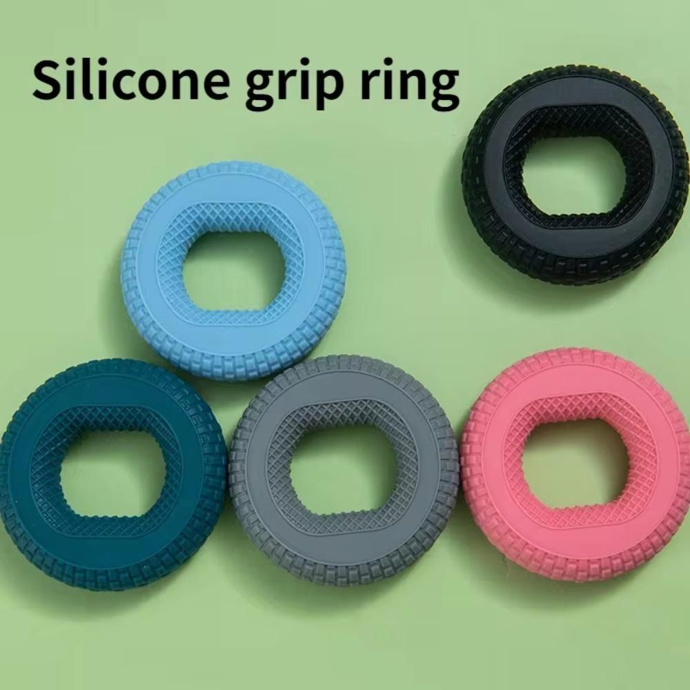 

Silicone Hand Grip Strengthener Rings Hand Gripper Hand Grip Ring Home Exercise рожевий