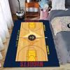 Denver Nuggets Basketball Court Suitable As a Non-slip Mat for the Living Room or Bedroom Sofa