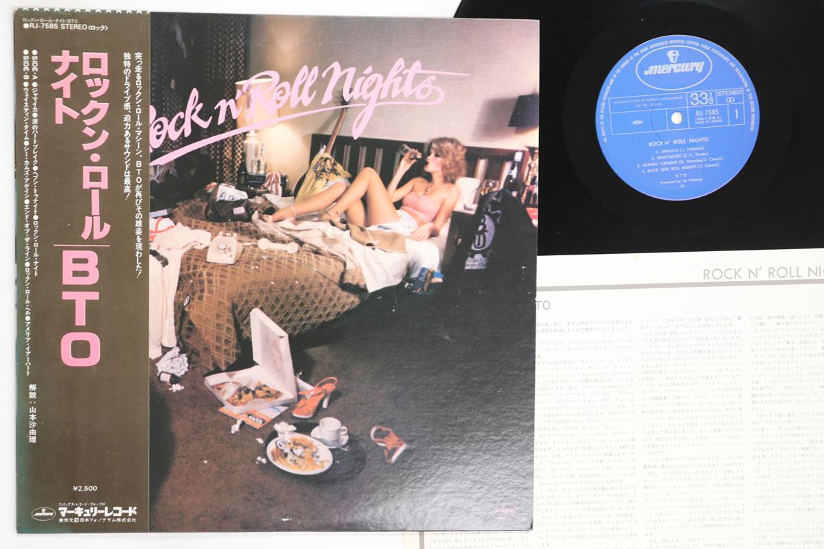 

Виниловая пластинка BTO Rock N Roll Nights RJ7585 MERCURY 1979 Япония Obi Rock Б/у