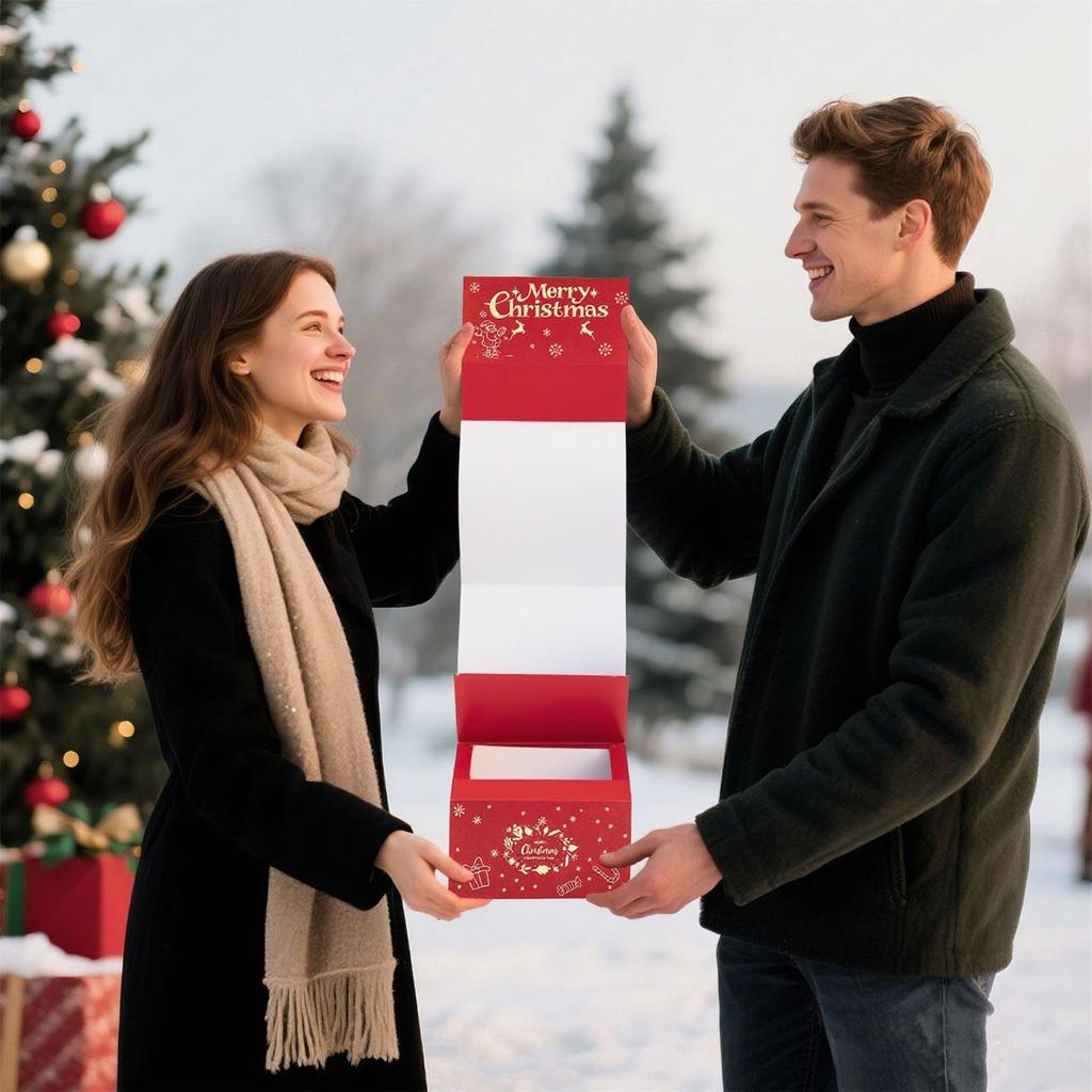 Christmas Cash Gifts Surprise Envelope Creative Folding Red Envelope Money Or Gift Card Holder Merry Christmas Party Supplies