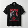 Survive Gas Mask Biohazard Tshirt Zombie Apocalypse Horror Graphic Dark Grunge Streetwear Black White Navy Casual Top Harajuku