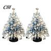 DIY Craft Supplies Handmade Beaded Mini Tabletop Christmas Tree Kit, Crystal Bead Xmas Set Set, Desktop Ornament for Shelf Mantel Decor, Holiday
