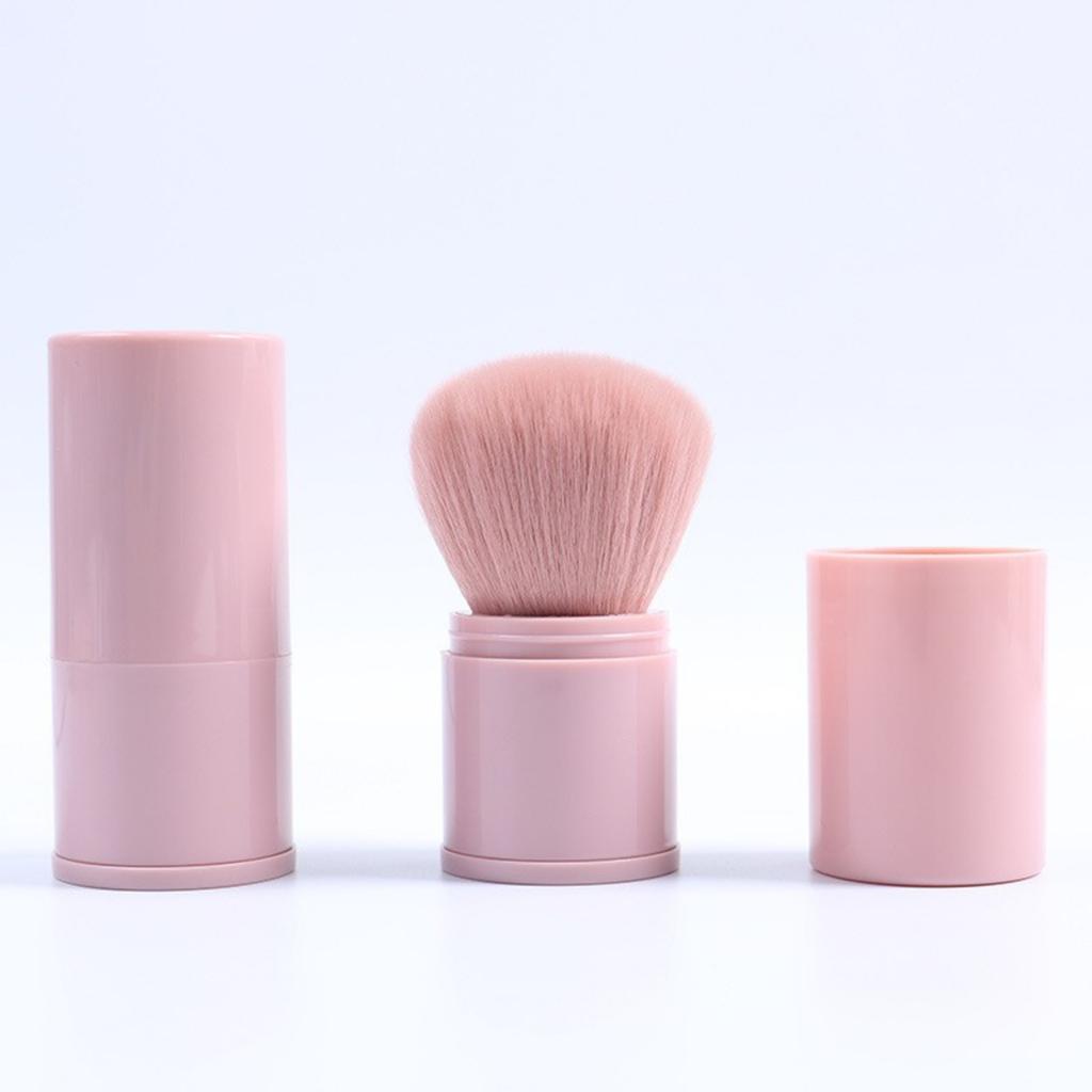 Zatahovací štětec s víčkem, Velký štětec na sypký pudr, Měkký štětec na make-up ve tvaru -, Štětec na tvářenku, Štětec na fixační pudr, Přenosný štětec na make-up