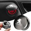 For Peugeot 408 4008 308 3008 Rifter 5008 508 2008 208 301 RCZ Car One-click Start Button Decoration Protection Cover Accessory T7
