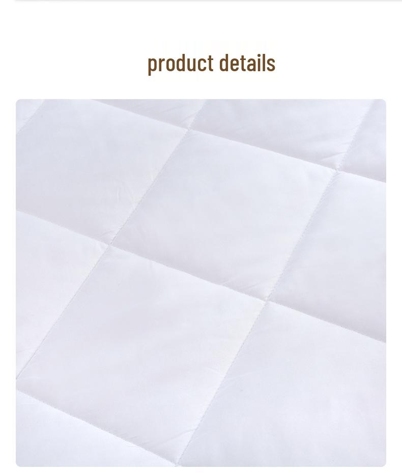 Hotel Summer Washable Pure White Cooling Quilt – Comfortable, Airy Feather Silk Core for Air Conditioning