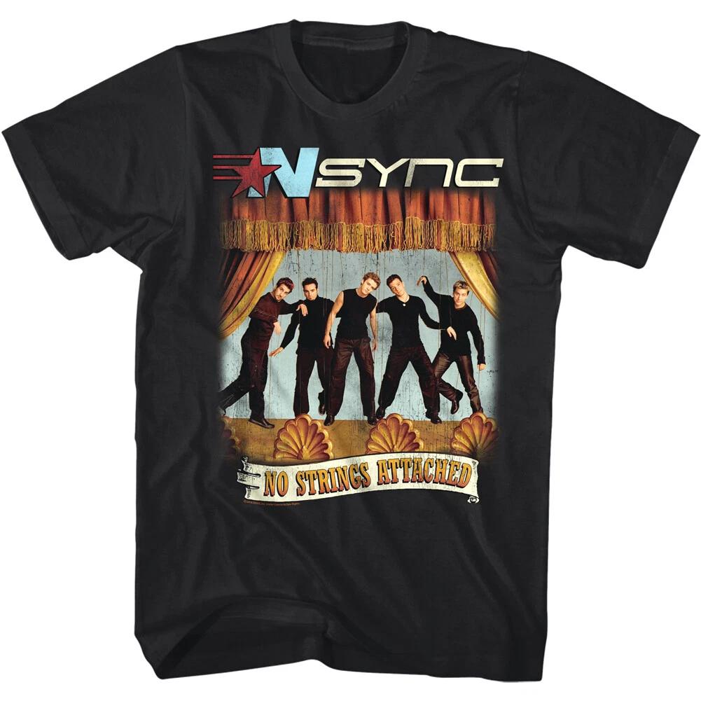 NSYNC No Strings Attached Men s T Shirt Album Cover Pop Music 90s Boy Band XXXL