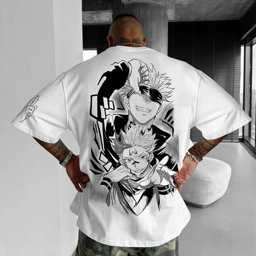 Jujutsu Kaisen Anime Manga Koszulka T-shirt Krótki rękaw Kostiumy Poliester Unisex