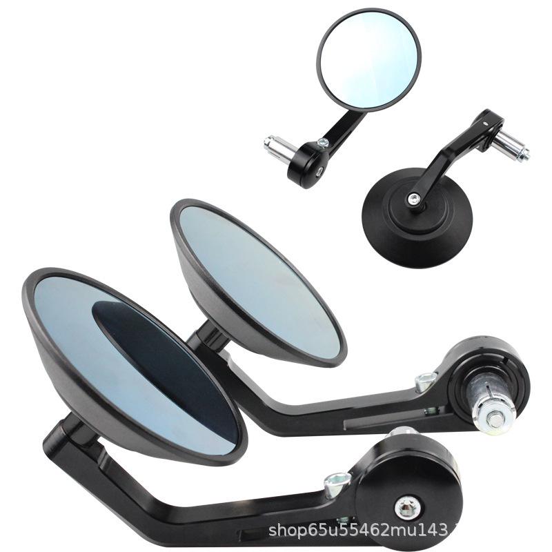 Motorcycle CNC Modified Retro Handlebar Rearview Mirror