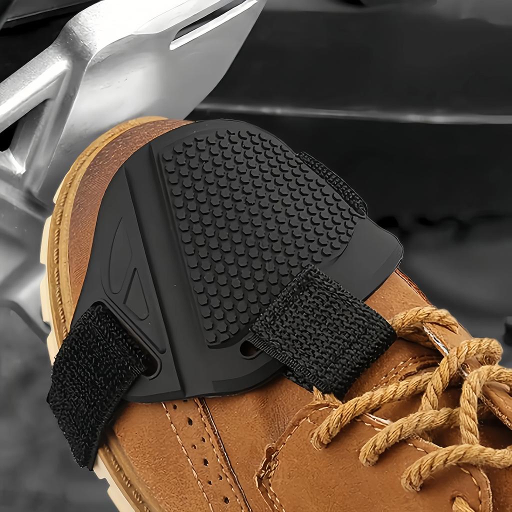 Motorcycle Gear Shift Boot Cover, Anti-Slip Wear-Resistant Shoe Protection Pad for Motorcycles, E-Motorcycles, ATV and Scooters