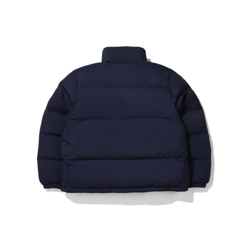 Fila Down Jackets Men's Blue Stand Collar Thickened Puffer Jacket FS2DJE4801X-INA