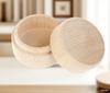 High Quality Buckle Lid Round Solid Wood Box Wooden Gift Box Packaging Box Soap Box Storage Box