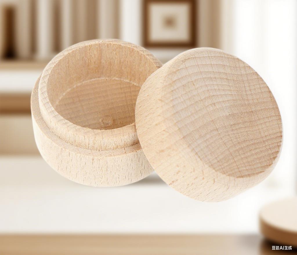 High Quality Buckle Lid Round Solid Wood Box Wooden Gift Box Packaging Box Soap Box Storage Box