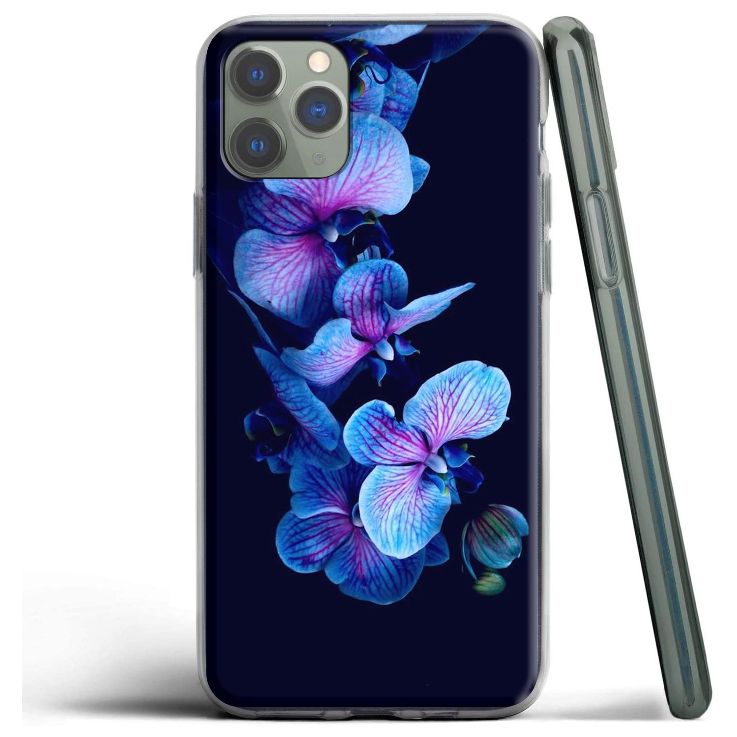 

Красочный силиконовый чехол с цветами орхидеи для Apple iPhone 12 Mini 11 Pro SE XS X XR Max 8 7 6S 6 Plus 5S Iphone 12 Mini