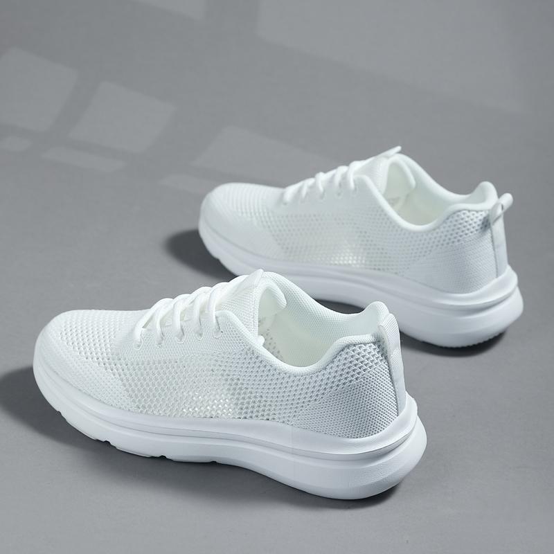 Hot Selling Unisex Casual Shoes Summer Retro Comfort Sneakers Solid Color Ultra Light Lace Up Running Shoes Men Women Size 35-45