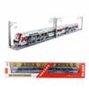 Doubledeck Train Subway Toy With Magnet Connection For Kids And Collectors Model
