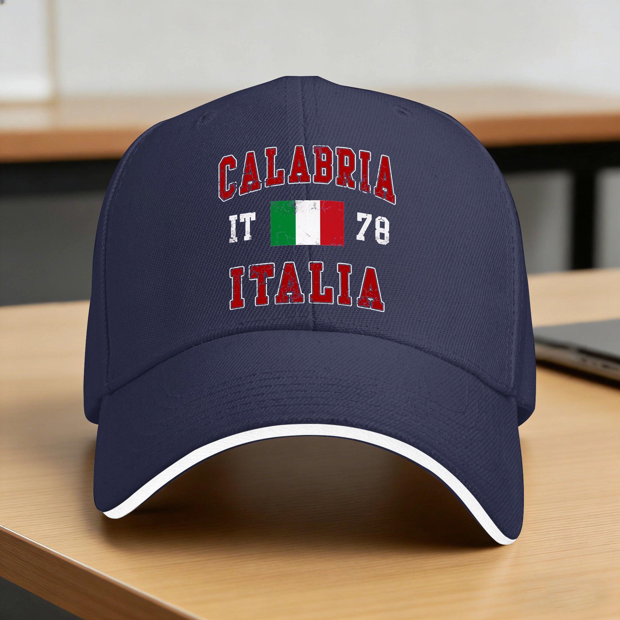

Italia Italian Flag Vintage Casual Baseball Cap Kpop Rock Hip Hop Hats Summer Adjustable Unisex WoUnisex Streetwear Snapback Cap One Size