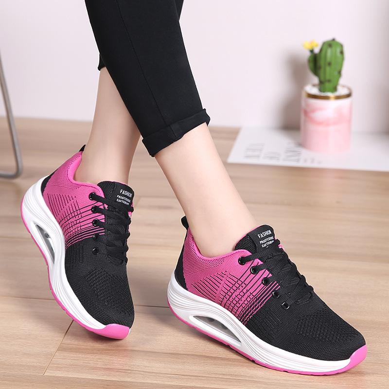 Autumn Ghost Step Dance Shoes Square Dance Shoes Mesh Korean Version Sports Women'S Shoes Running Shoes Student Shoes