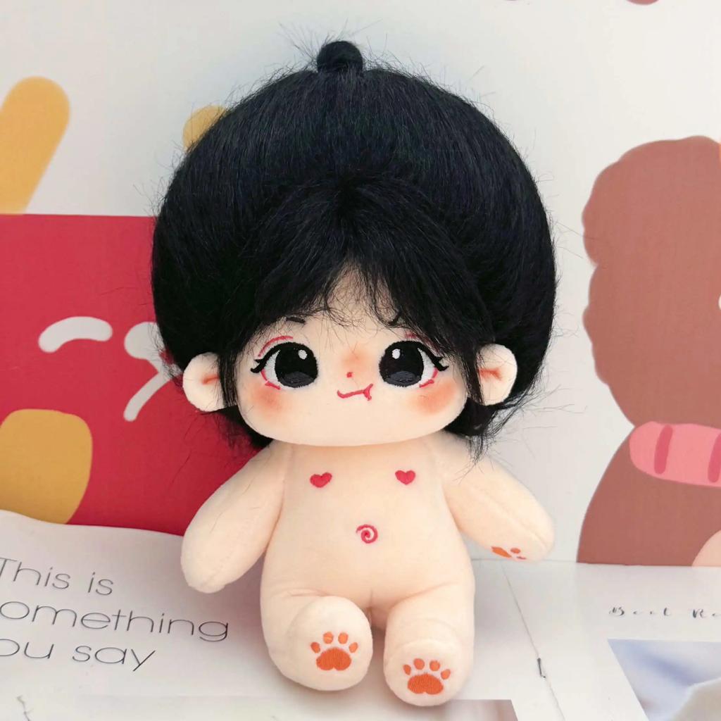 20cm Plush Idol Doll Without Clothes Cotton Star Dolls Kawaii Long Hair Girl Plush Toys For Fans Collection Gifts