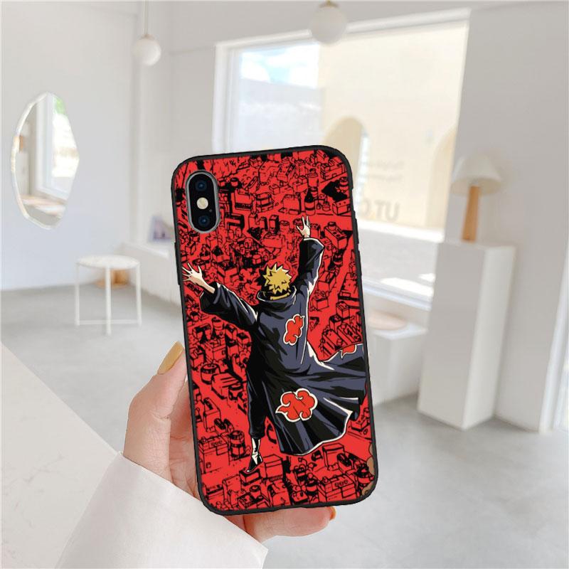 LO10 Anime Naruto Akatsuki Soft Shell Phone Case for Xiaomi Poco C40 C50 C51 C55 C65 C71 C75 F3 F5 F6 F7 M2 M3 Pro Ultra