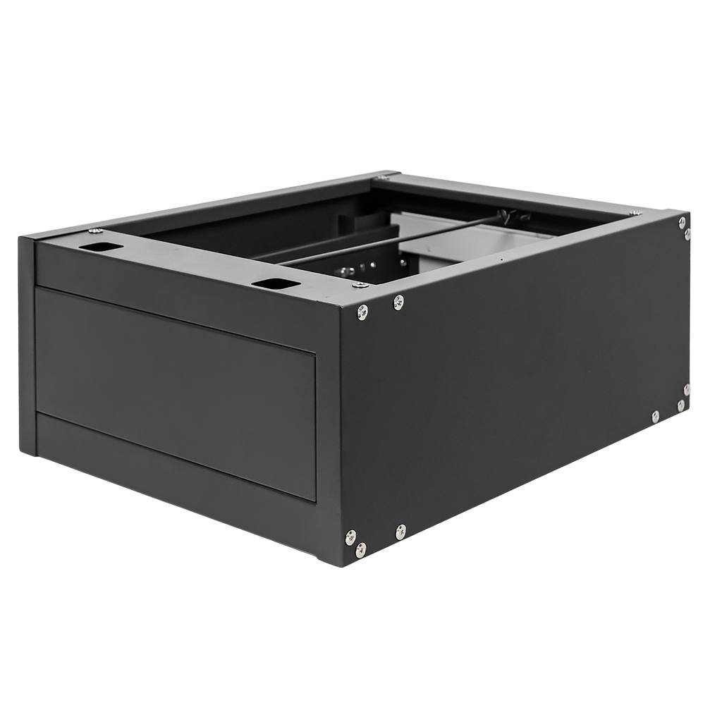 Mega-M tool cabinet for workbenches, 1 drawer, W-37 cm x D-48.6 cm x H-19 cm, system 01 graphite/gray front N