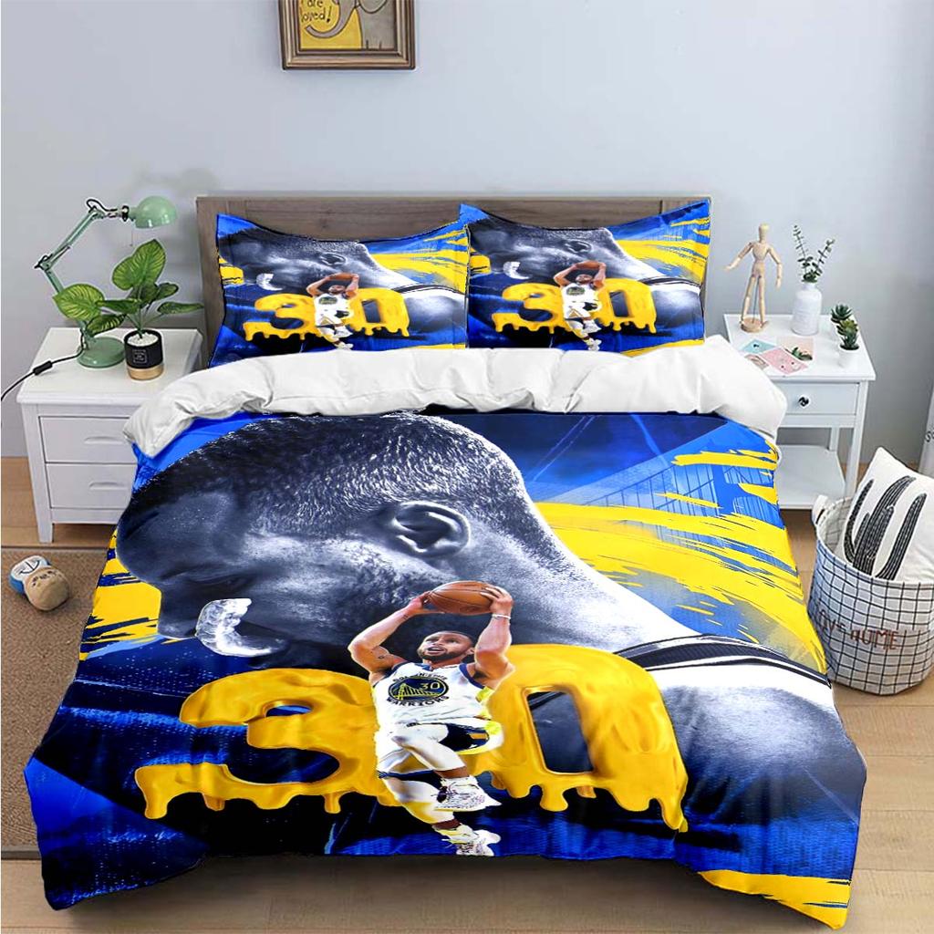 Fashion No2 Basketball Star K-Kawhi L-Leonard Print Bedding Sets Bed Supplies Set Duvet Cover Bed Comforter Set Bedding Set Gift