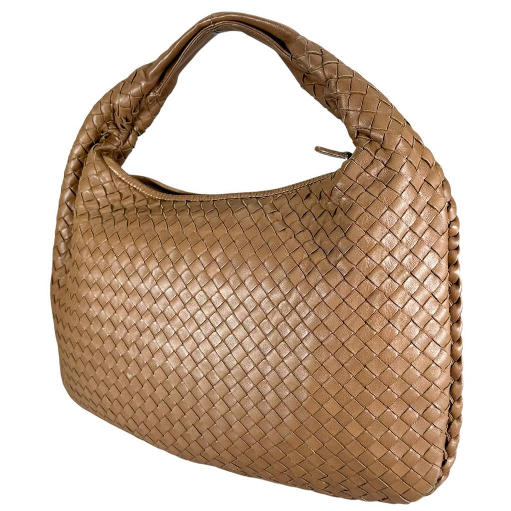 BOTTEGAVENETA Hobo INTRECCIATO 115653 Handbag Brown Women used