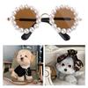 Dogs Sunglasses Small Breeds Dogs Goggles- UV Protection Eye Wear Windproof Anti-Fog Pet Glasses for Small Dogs Cat
