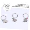 TENDYCOCO Heart Charm Keychain, Thin and Lightweight, 6.5cm, Women's, Stylish, Matching Gift, Anniversary, Birthday