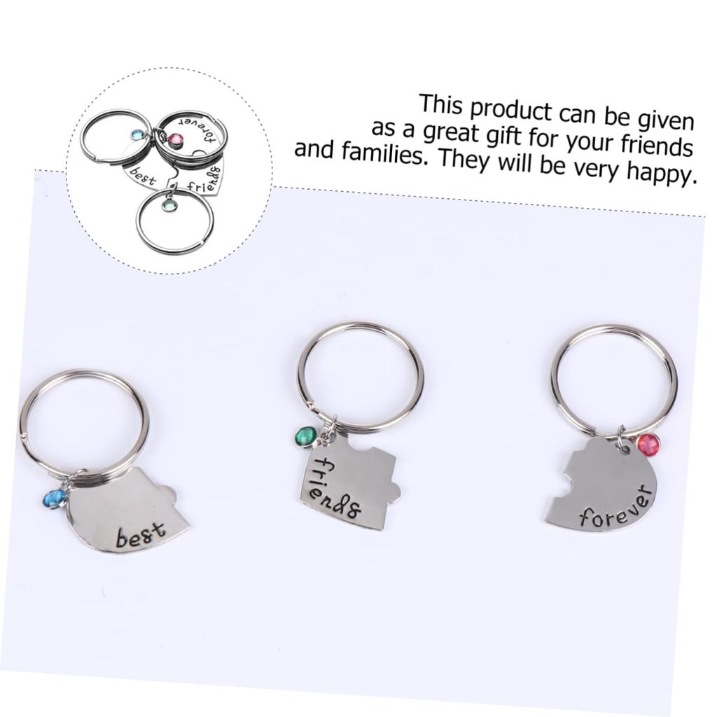 TENDYCOCO Heart Charm Keychain, Thin and Lightweight, 6.5cm, Women's, Stylish, Matching Gift, Anniversary, Birthday