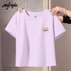 MJ STYLE Women's Pure Cotton Star Heart T-Shirt