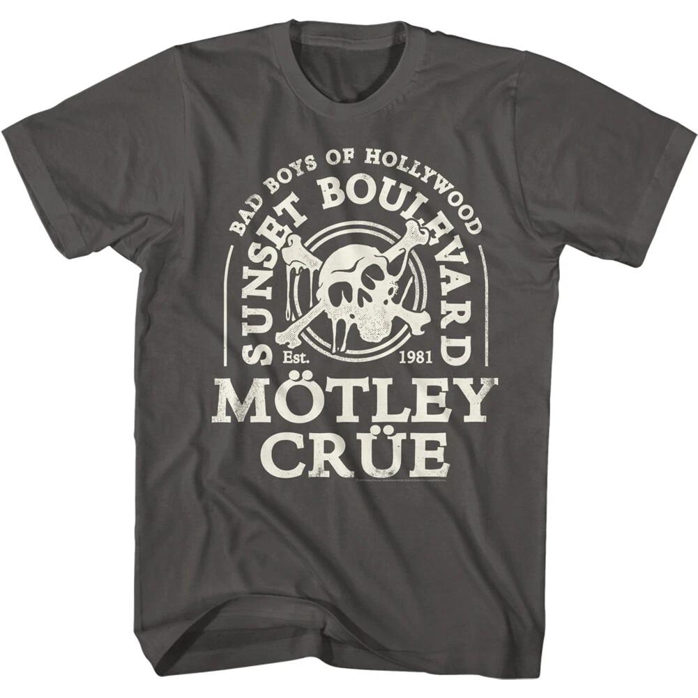 Motley Crue Bad Boys Of Hollywood Est 1981 Men s T Shirt Metal Music Merch S