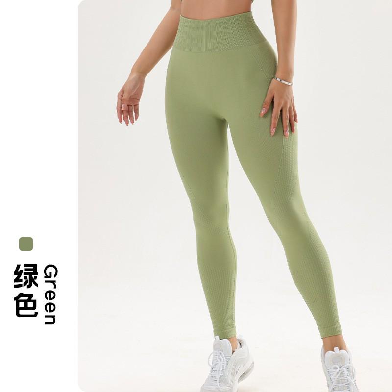 High Waist Yoga Pants Women Stretchy 9/10 Length Workout Leggings Tummy Control Butt Lifting Athletic Trousers