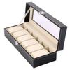 Delesys 2/3/6 Slots Pu Leather Watch Box Watch Storage Box Watch Display Box Home Display Box Exquisite Simple Gift Box