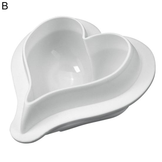 Yousheng Decorative Candy Mold Non-stick Romantic Heart Shaped Design Dessert Mold Baking Tools