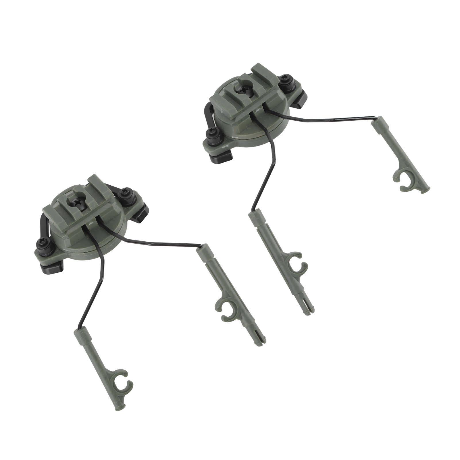 

2шт кронштейн для подвесной гарнитуры шлем 1921-миллиметровый адаптер для направляющей, вращающиеся наушники, охотничьи наушники