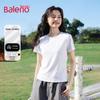 Baleno Damen Slim Fit Kurzarm Rundhals T-Shirt