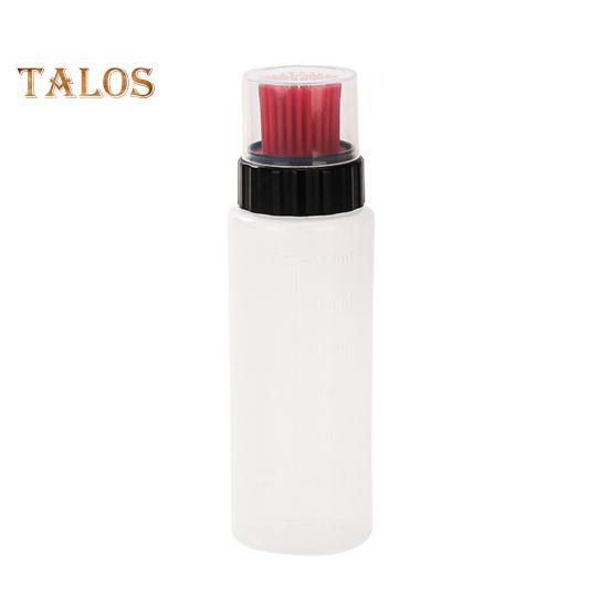 

Прозрачная бутылка для масла со шкалой, гибкая щетина, пищевой контейнер для масла без BPA, инструмент для жарки на гриле S красный