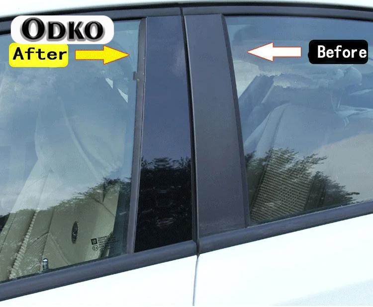 10Pcs/Set for TOYOTA RAV4 XA50 2019 2020 2021 2022 2025 Door Window Pillar Posts Trim Molding Cover Kit Decorative Accessories