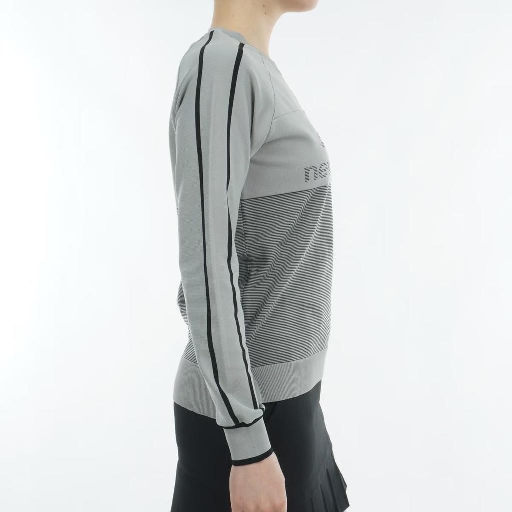 Golf Crew Neck Knit Recycled 1 [New Balance] Women's (Stretch Material) / 012-4170502 022_Gray [M]