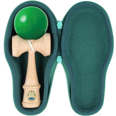 Certifikovaná súťažná kendama Ozora zelená od Japonskej asociácie kendamy ochranné úložné puzdro Aenllosi (Iba prípad) -